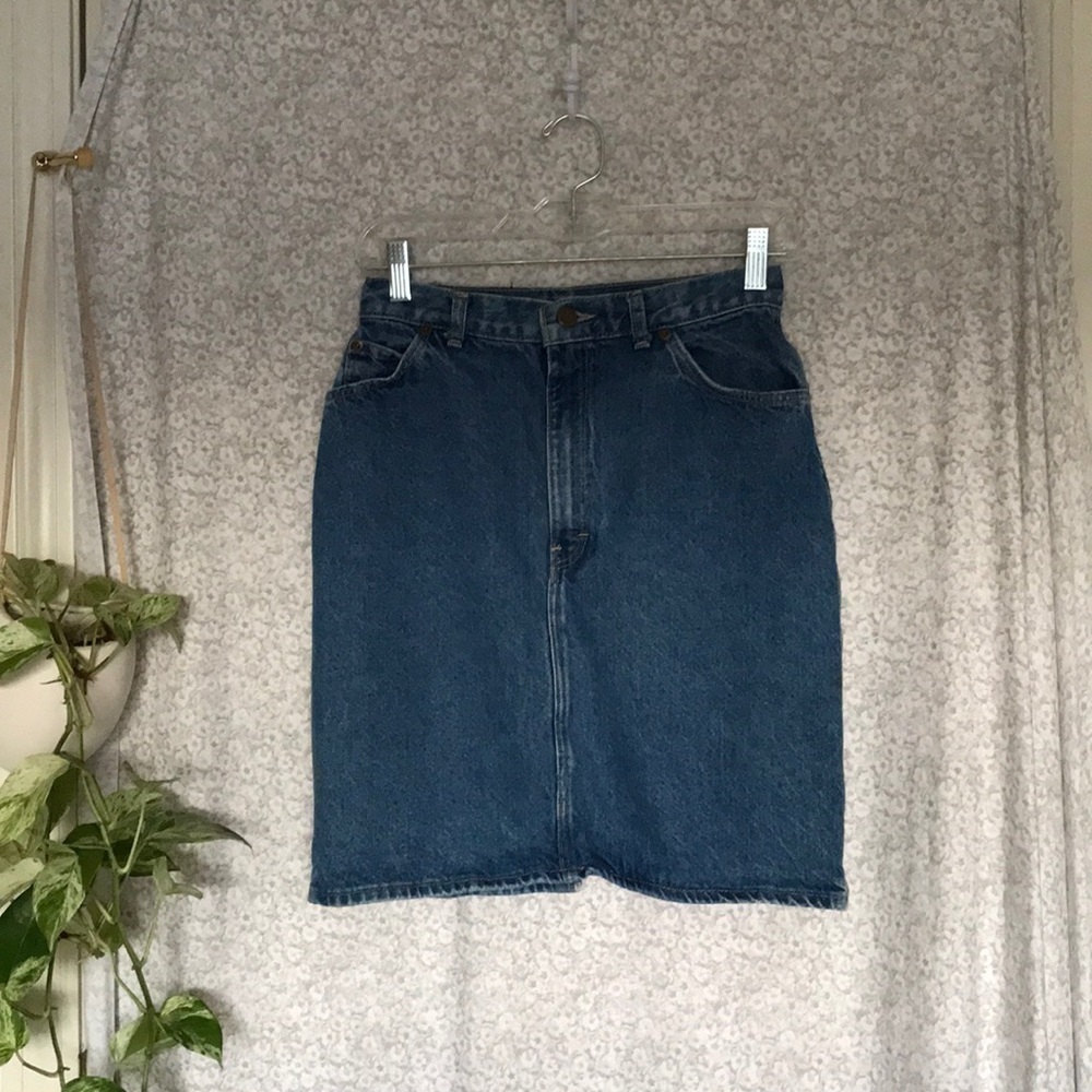 Vintage Gitano high rise denim skirt